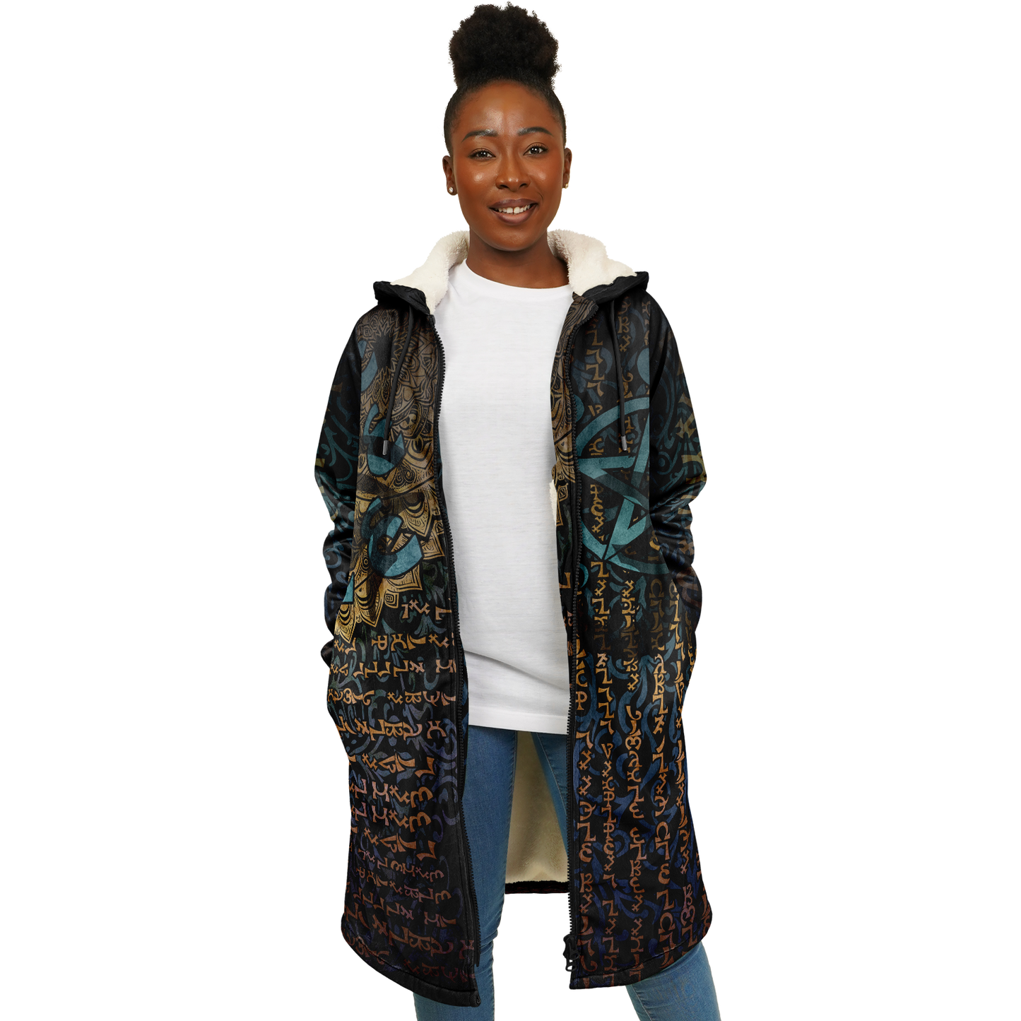 Enochian Vision Teal Cloak