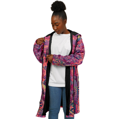 Shroom Flower of Life Fuchsia Cloak