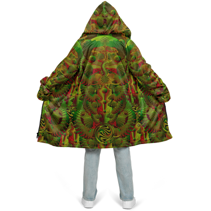 Shroom Flower of Life Green Cloak