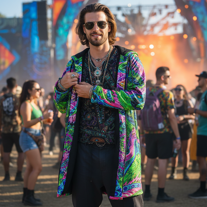 Psy Tribal Shroom Cloak
