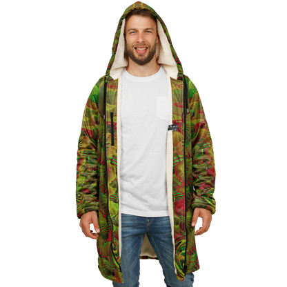 Shroom Flower of Life Green Cloak