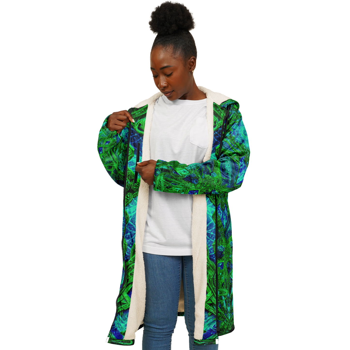 Cosmic Cross Green Cloak