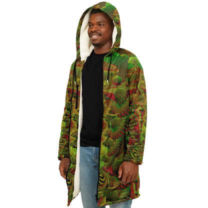 Shroom Flower of Life Green Cloak