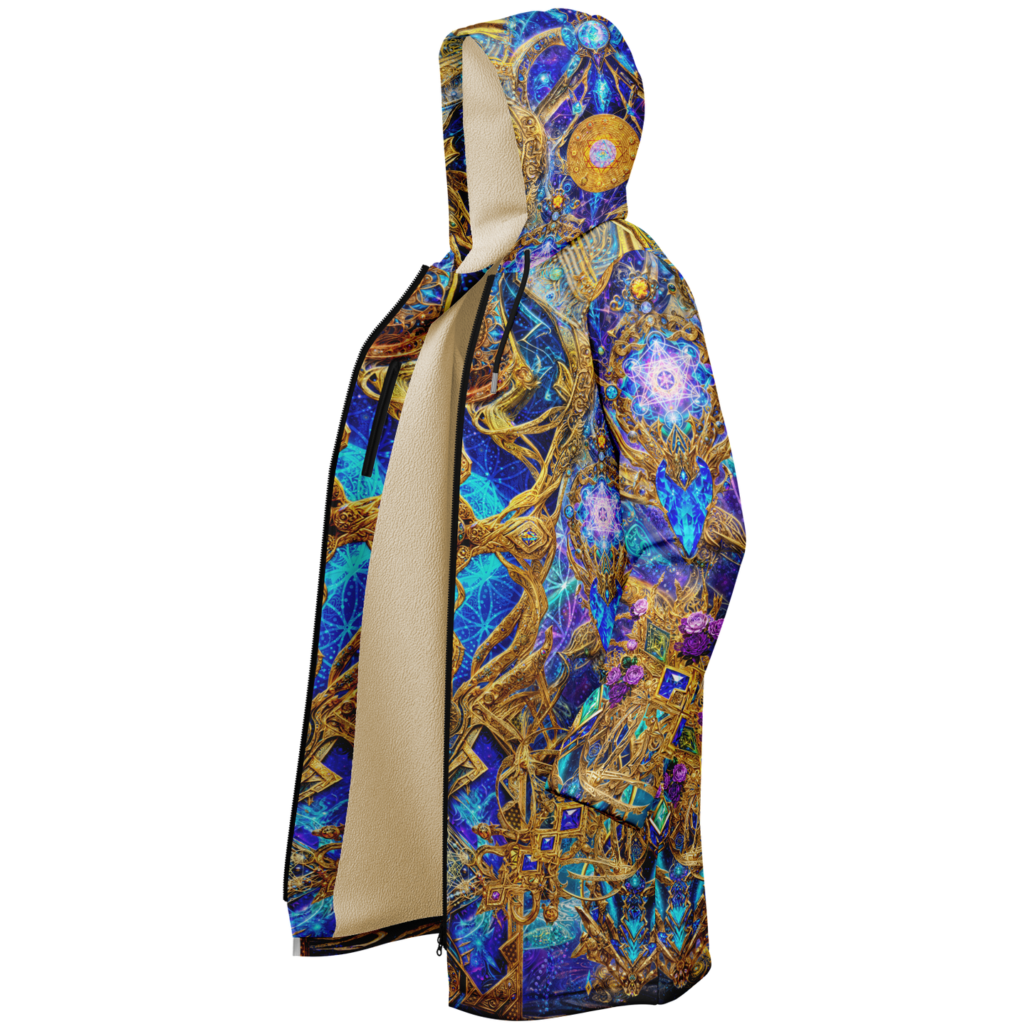 Cosmic Cross Gold Cloak