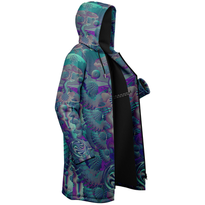 Shroom Flower of Life Teal Cloak