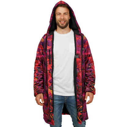Shroom Flower of Life Red Cloak
