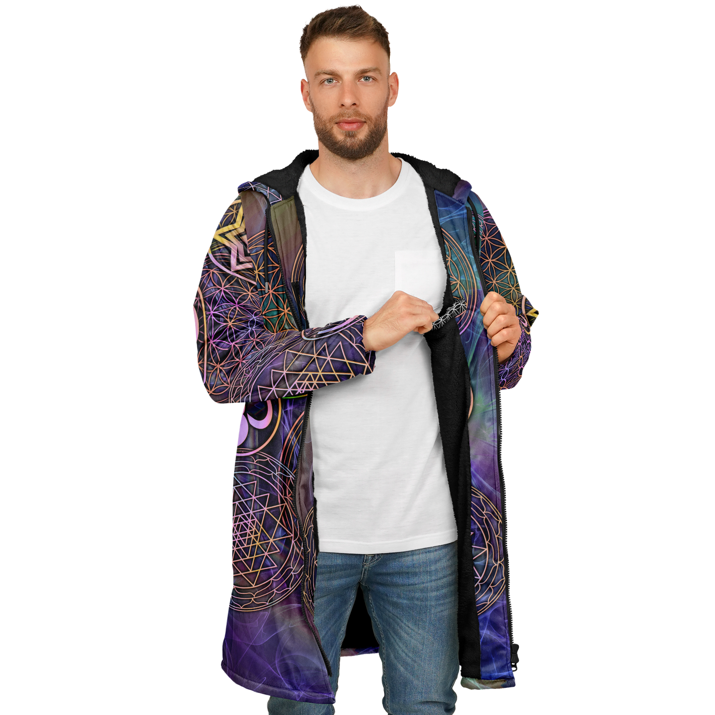 Sacred Geo Dark Cloak