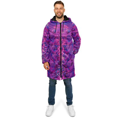 Shroom Flower of Life Pink Cloak
