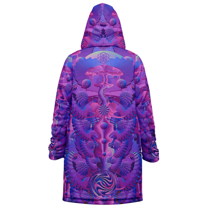 Shroom Flower of Life Purple Cloak