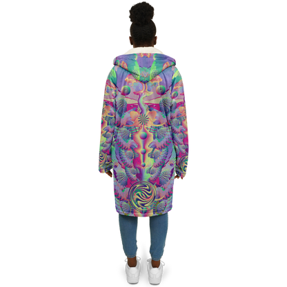 Shroom Flower of Life Pastel Rainbow Cloak