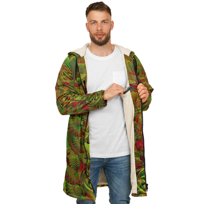 Shroom Flower of Life Green Cloak
