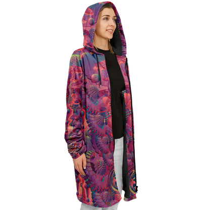 Shroom Flower of Life Fuchsia Cloak