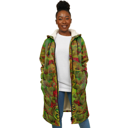 Shroom Flower of Life Green Cloak