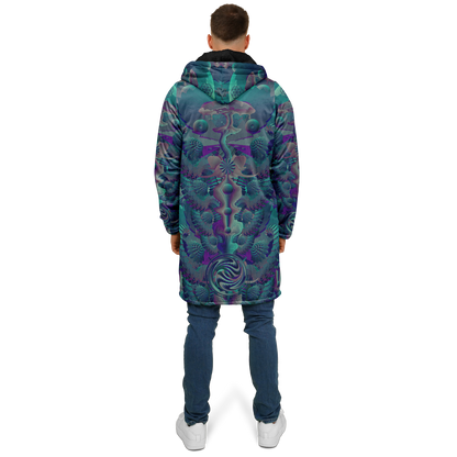 Shroom Flower of Life Teal Cloak