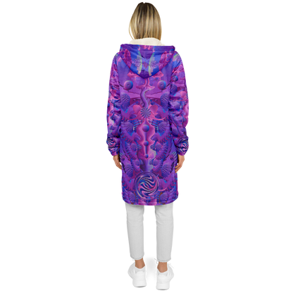 Shroom Flower of Life Purple Cloak