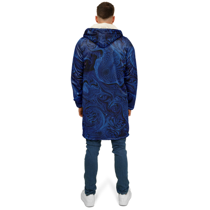 Metallic Blue Fractal Cloak