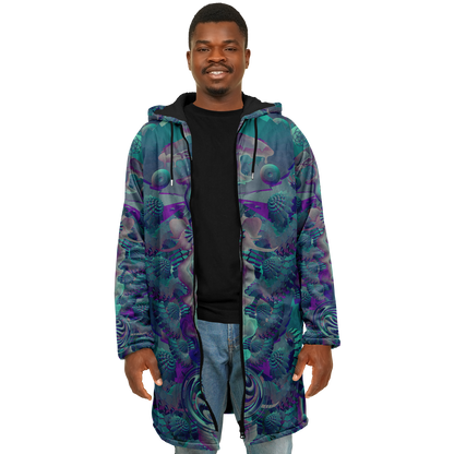 Shroom Flower of Life Teal Cloak