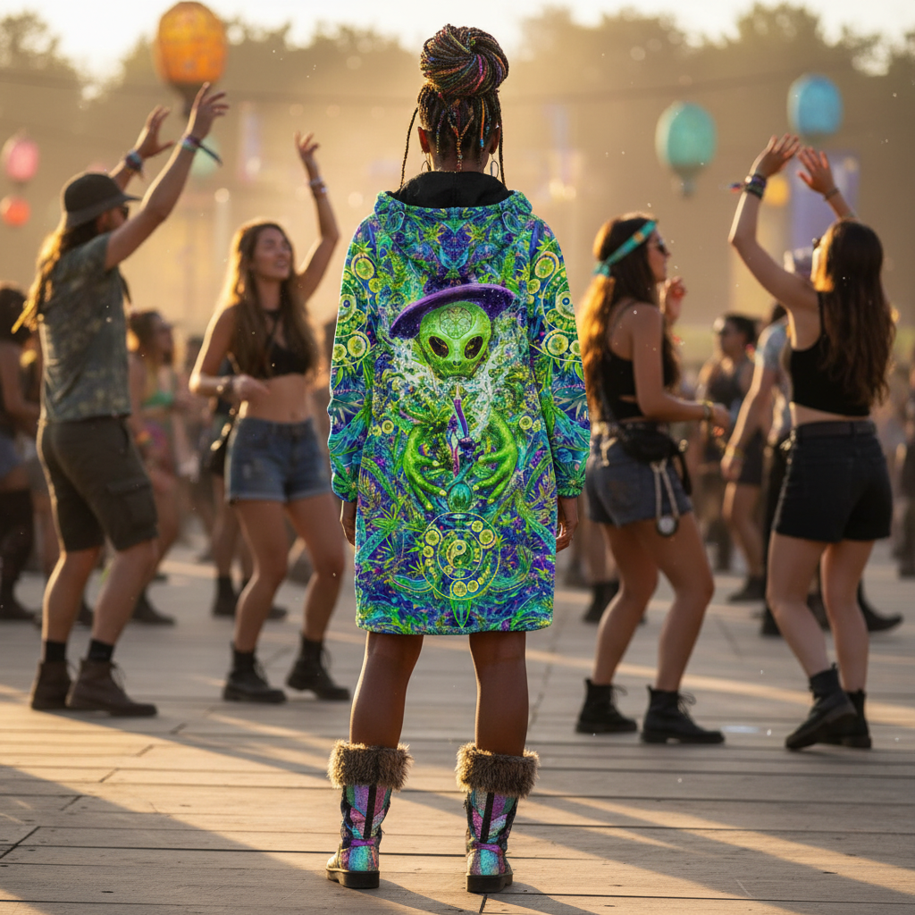 Wizard Stoner Alien Cloak
