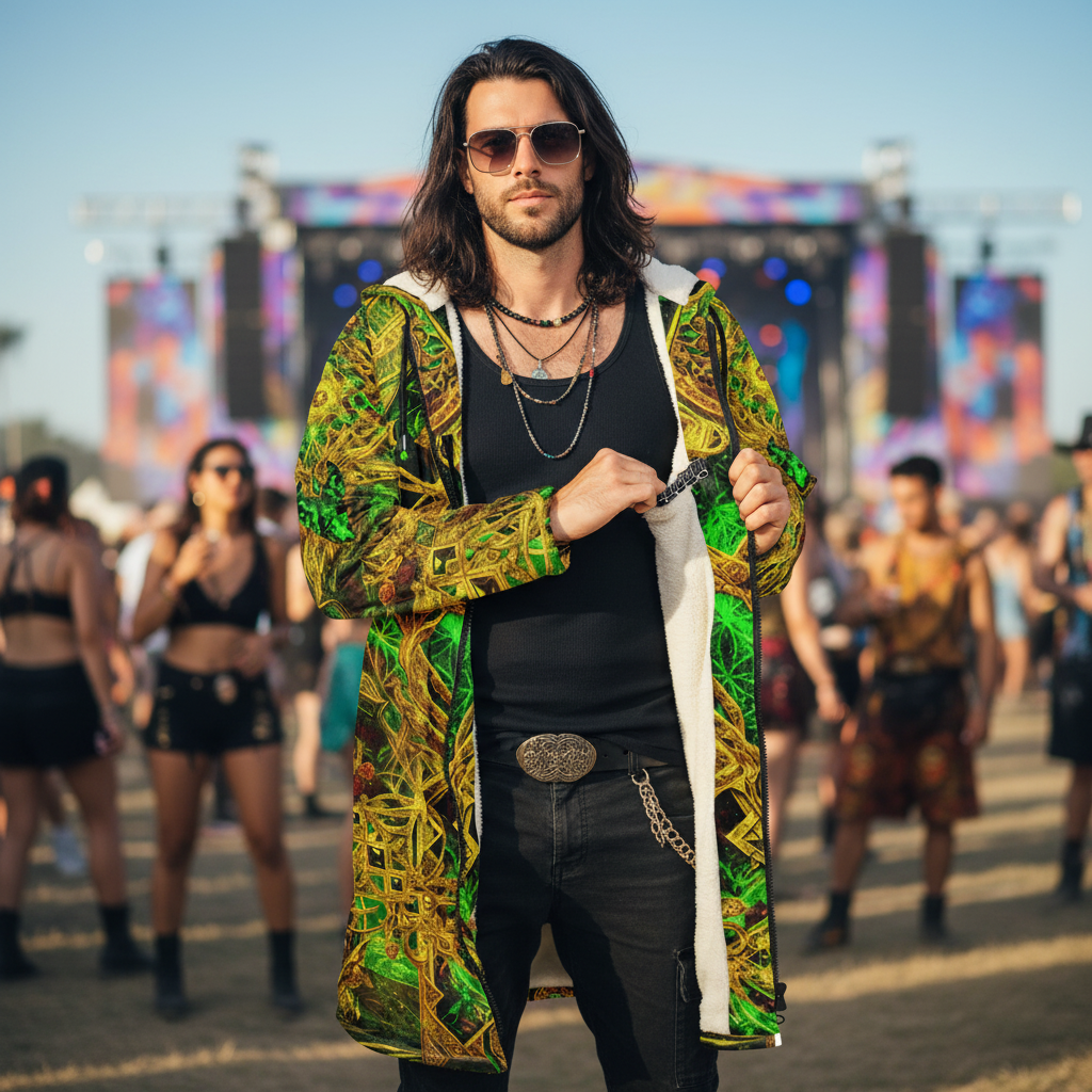 Cosmic Cross Yellow Cloak