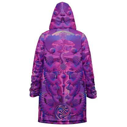 Shroom Flower of Life Pink Cloak