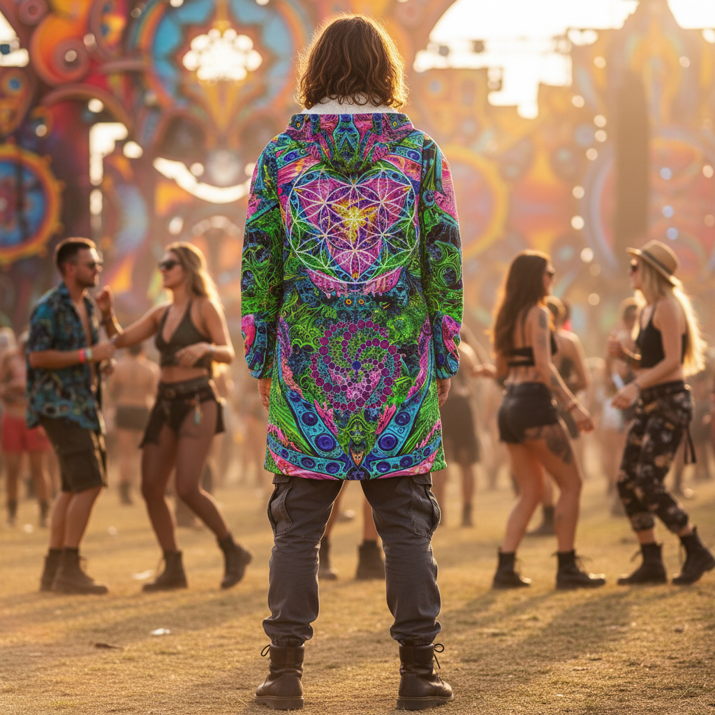 Psy Tribal Shroom Cloak