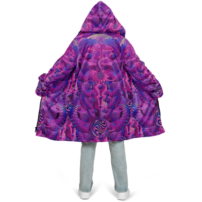 Shroom Flower of Life Pink Cloak