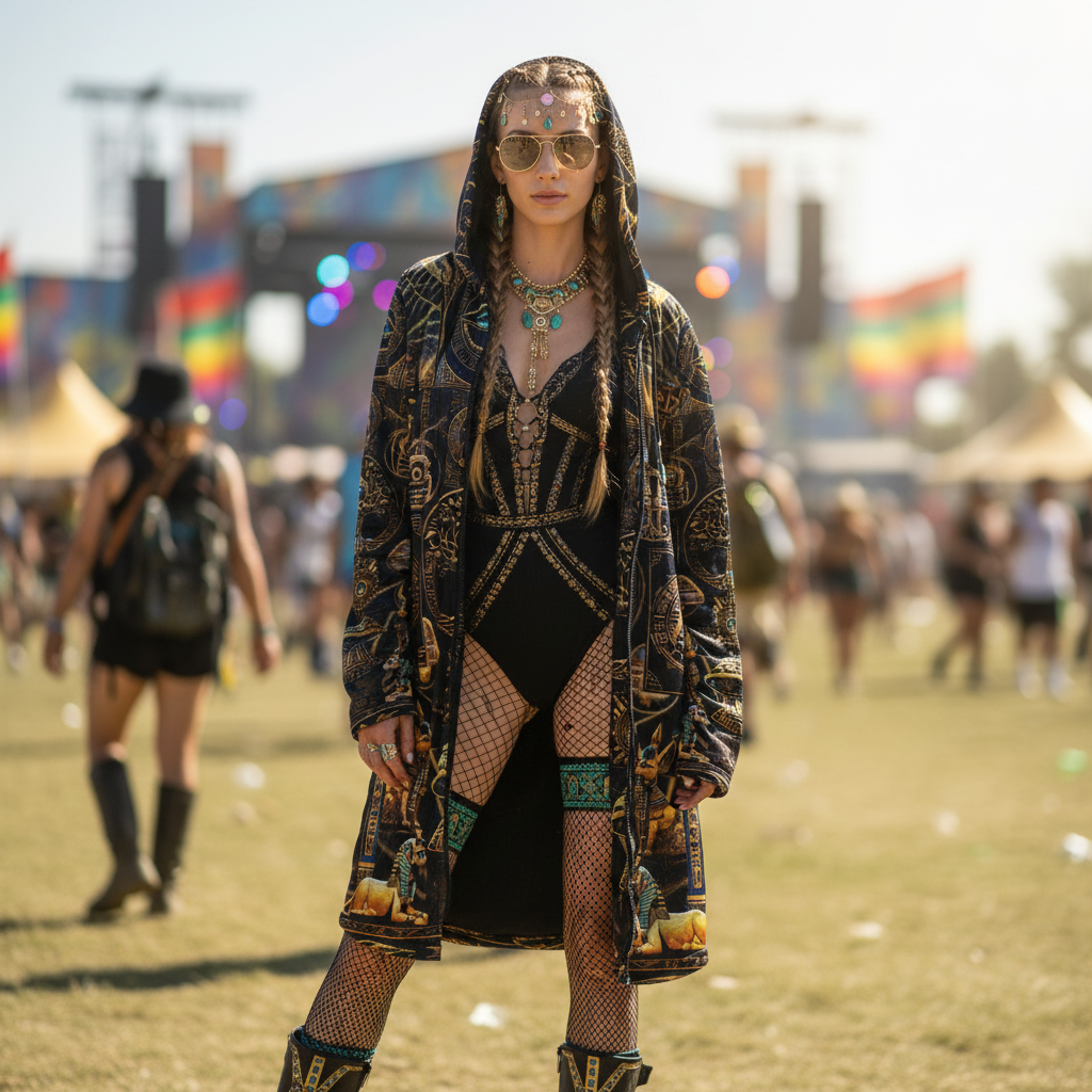 Egyptian Atlantis Gold Cloak