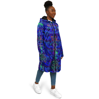 Shroom Flower of Life Blue Cloak