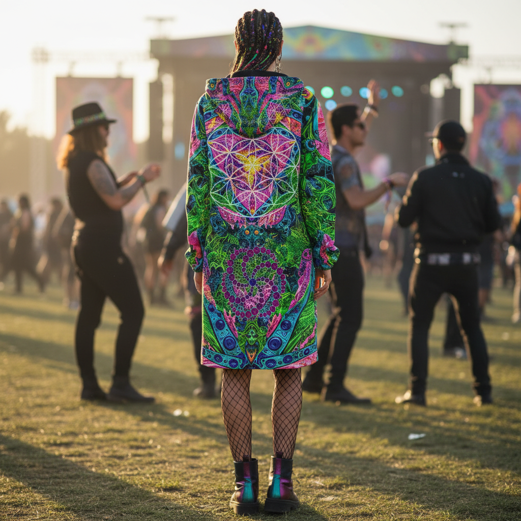 Psy Tribal Shroom Cloak