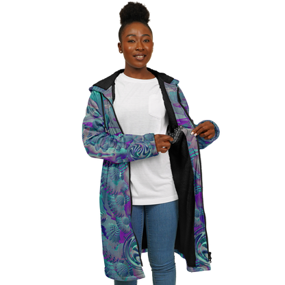 Shroom Flower of Life Teal Cloak