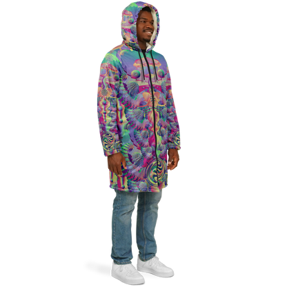Shroom Flower of Life Pastel Rainbow Cloak