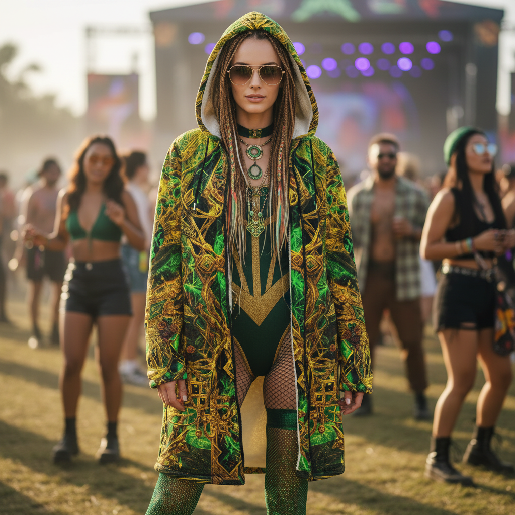Cosmic Cross Yellow Cloak