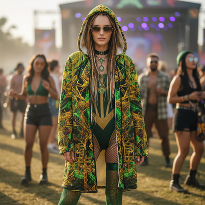 Cosmic Cross Yellow Cloak