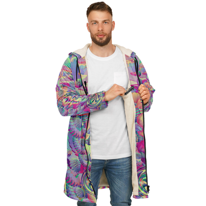 Shroom Flower of Life Pastel Rainbow Cloak