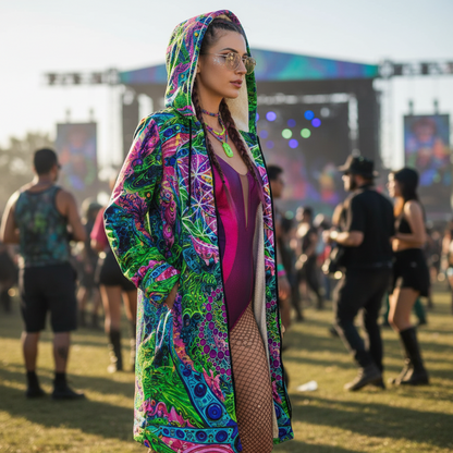 Psy Tribal Shroom Cloak