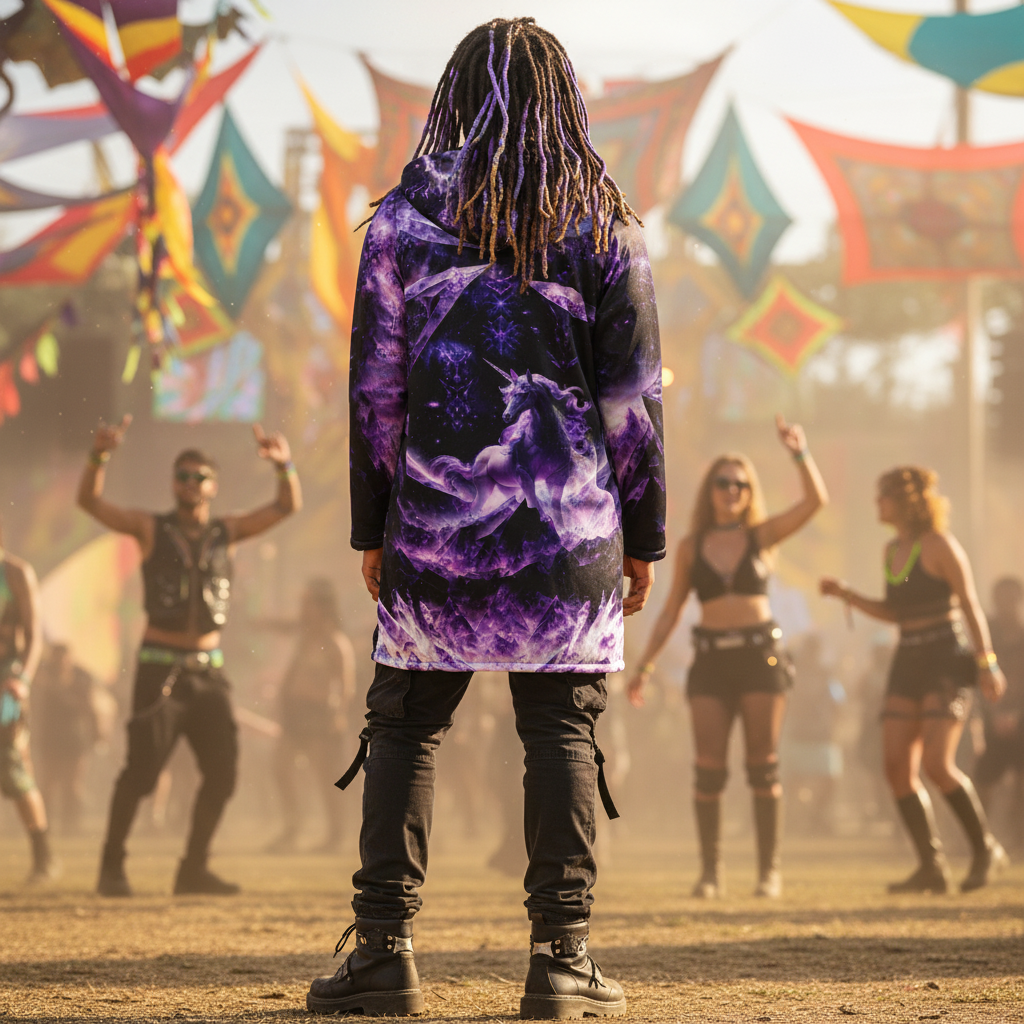Amethyst Unicorn Cloak