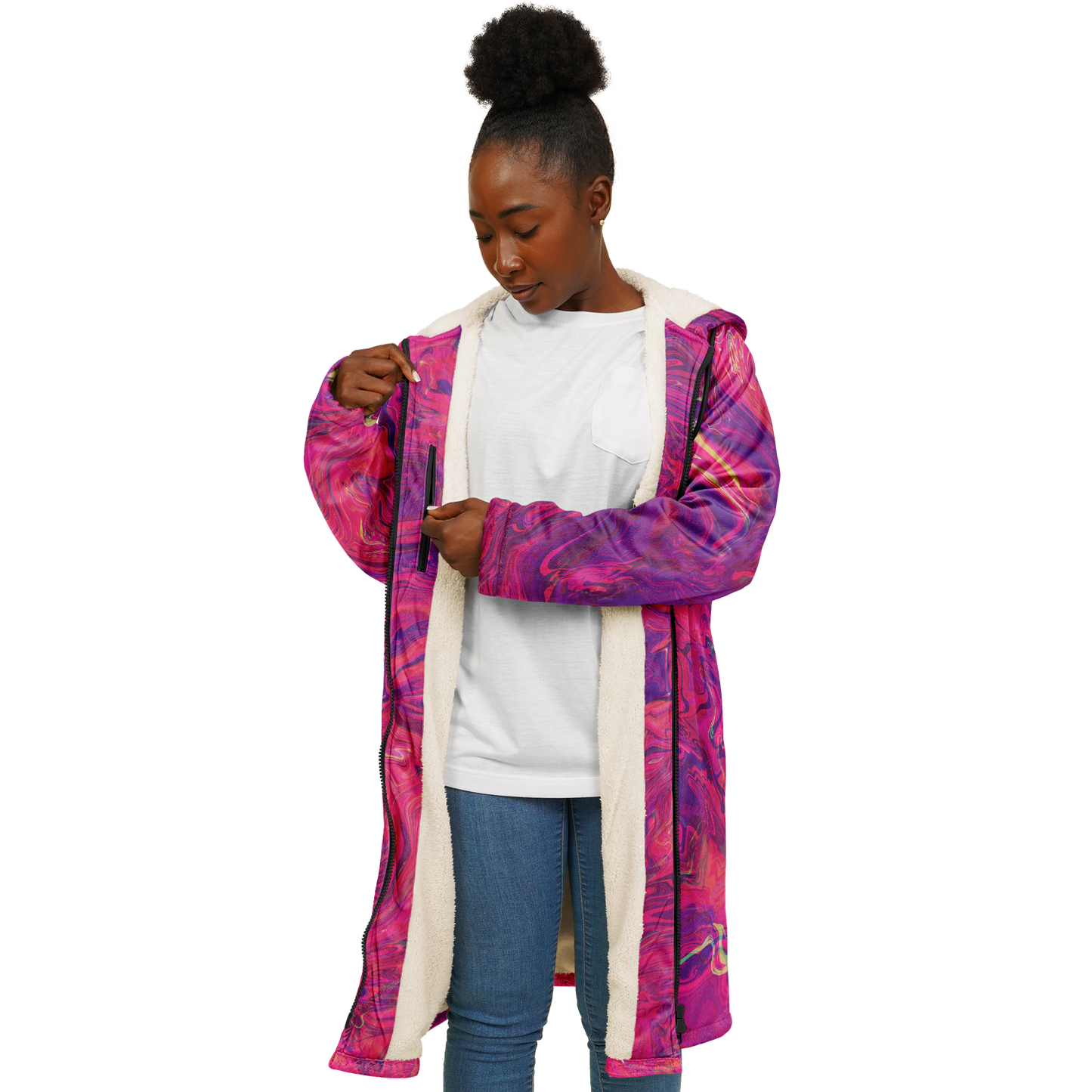 Pink Acid Oasis Cloak
