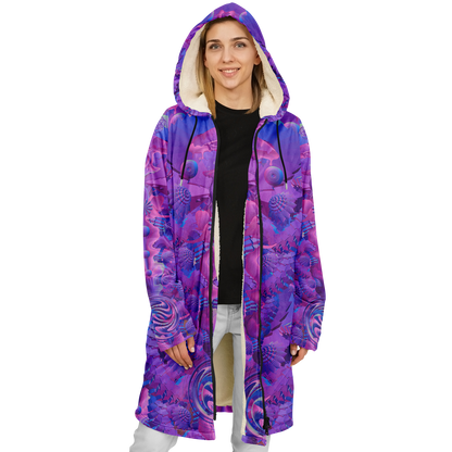 Shroom Flower of Life Purple Cloak