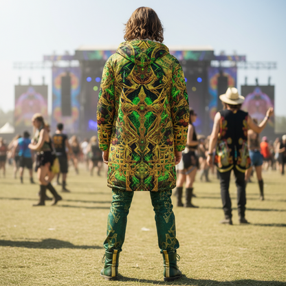 Cosmic Cross Yellow Cloak