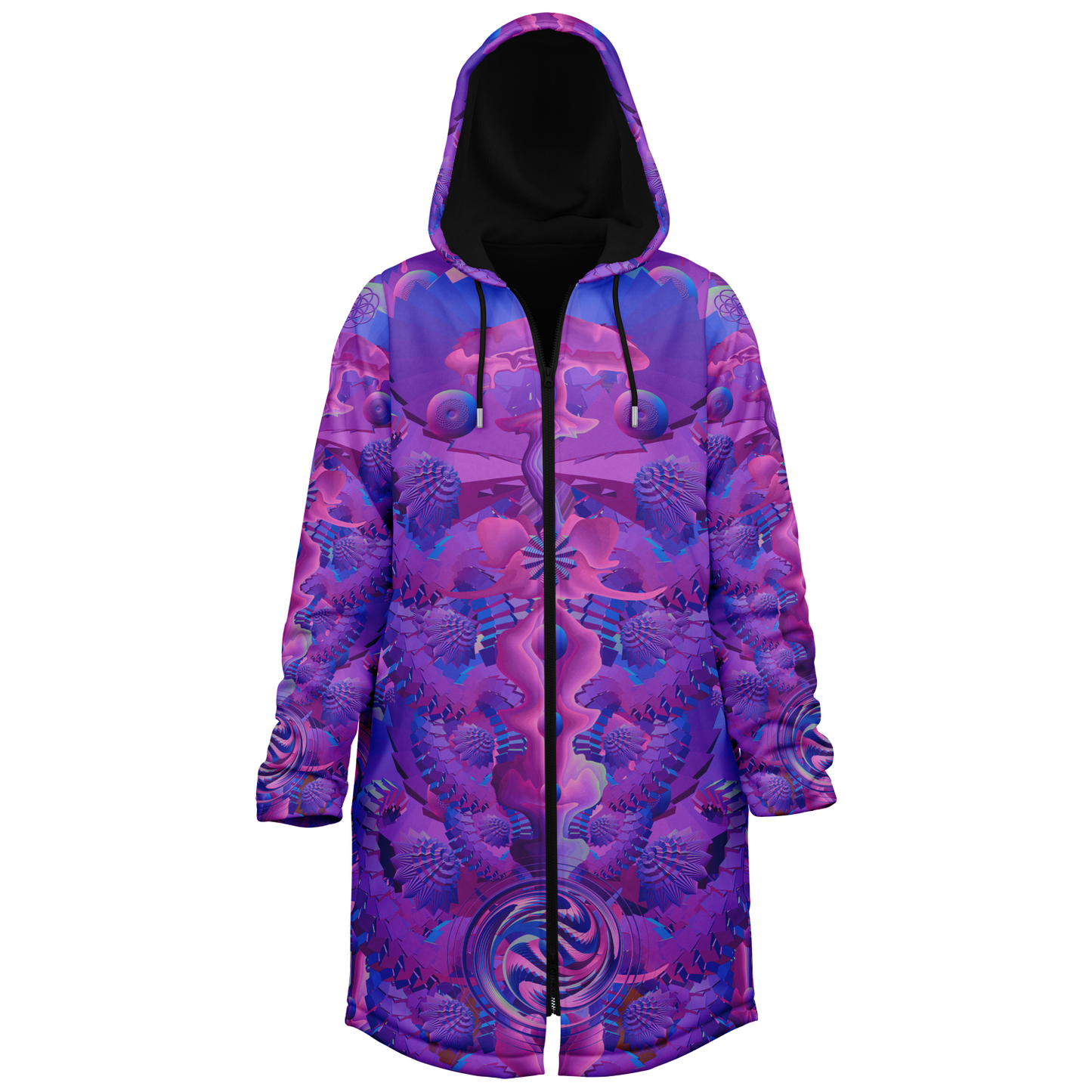 Shroom Flower of Life Purple Cloak