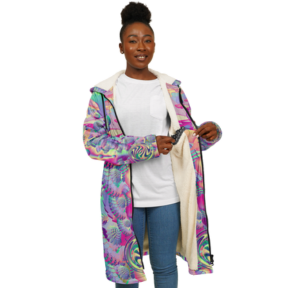 Shroom Flower of Life Pastel Rainbow Cloak