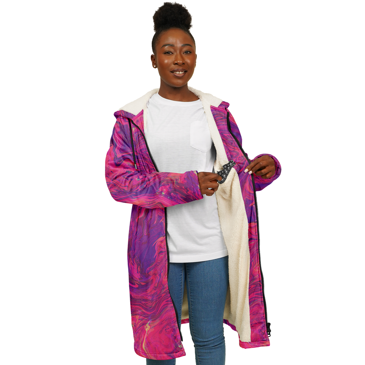 Pink Acid Oasis Cloak