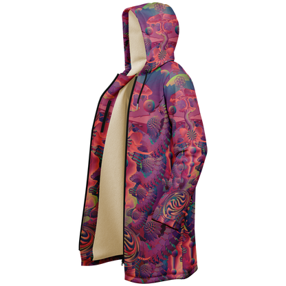 Shroom Flower of Life Fuchsia Cloak