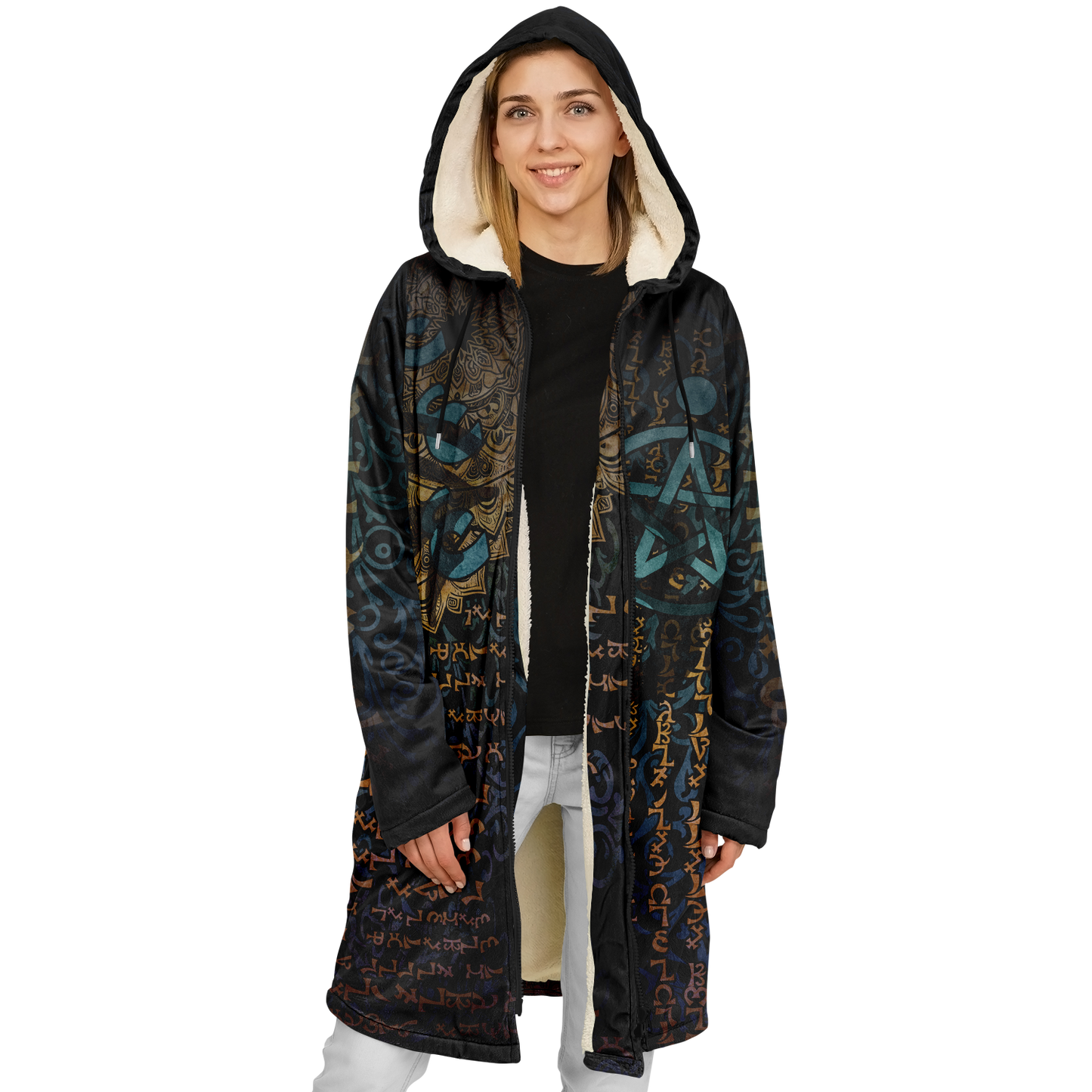 Enochian Vision Teal Cloak