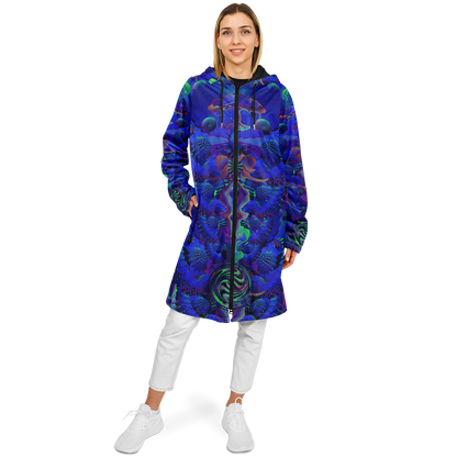 Shroom Flower of Life Blue Cloak