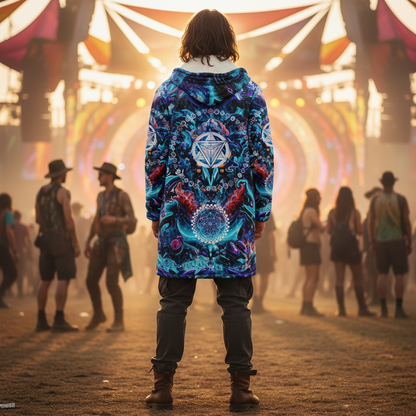 Alien Cyber Punk Mech Cloak