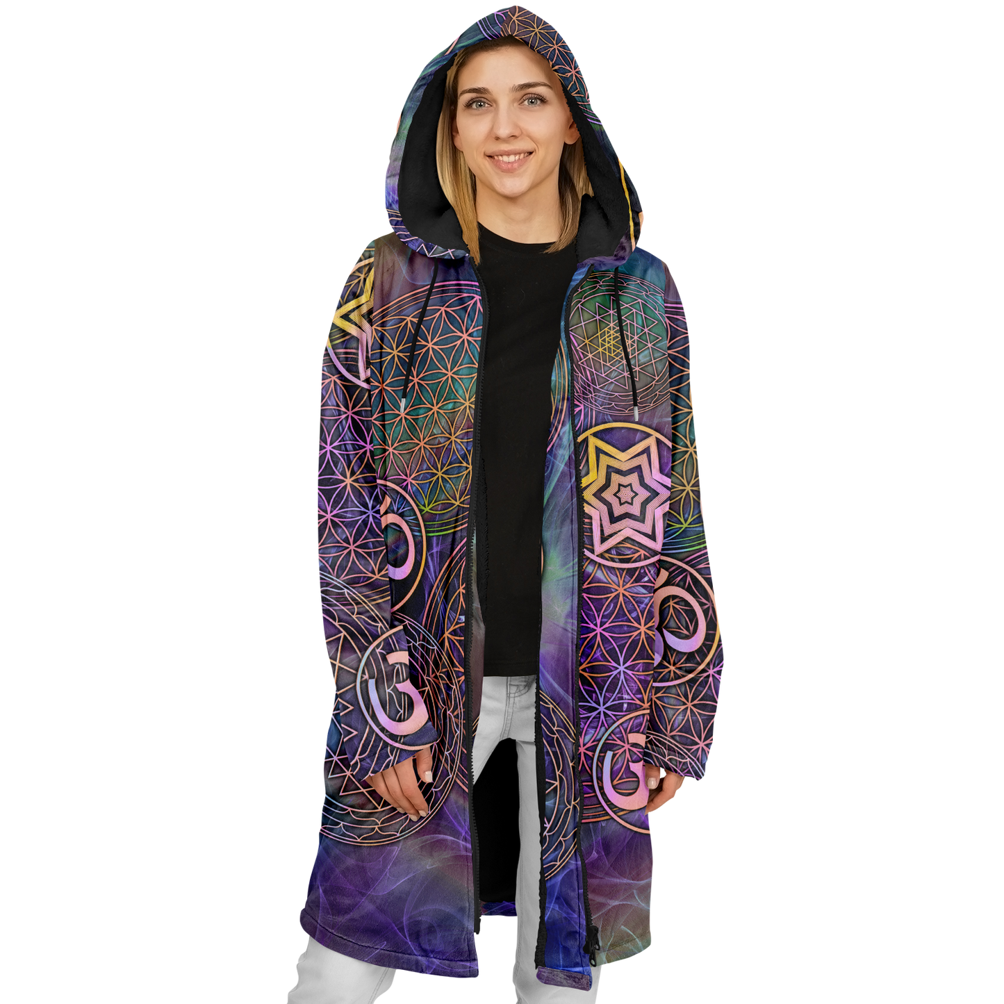 Sacred Geo Dark Cloak