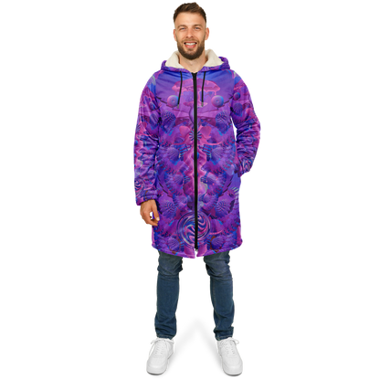 Shroom Flower of Life Purple Cloak