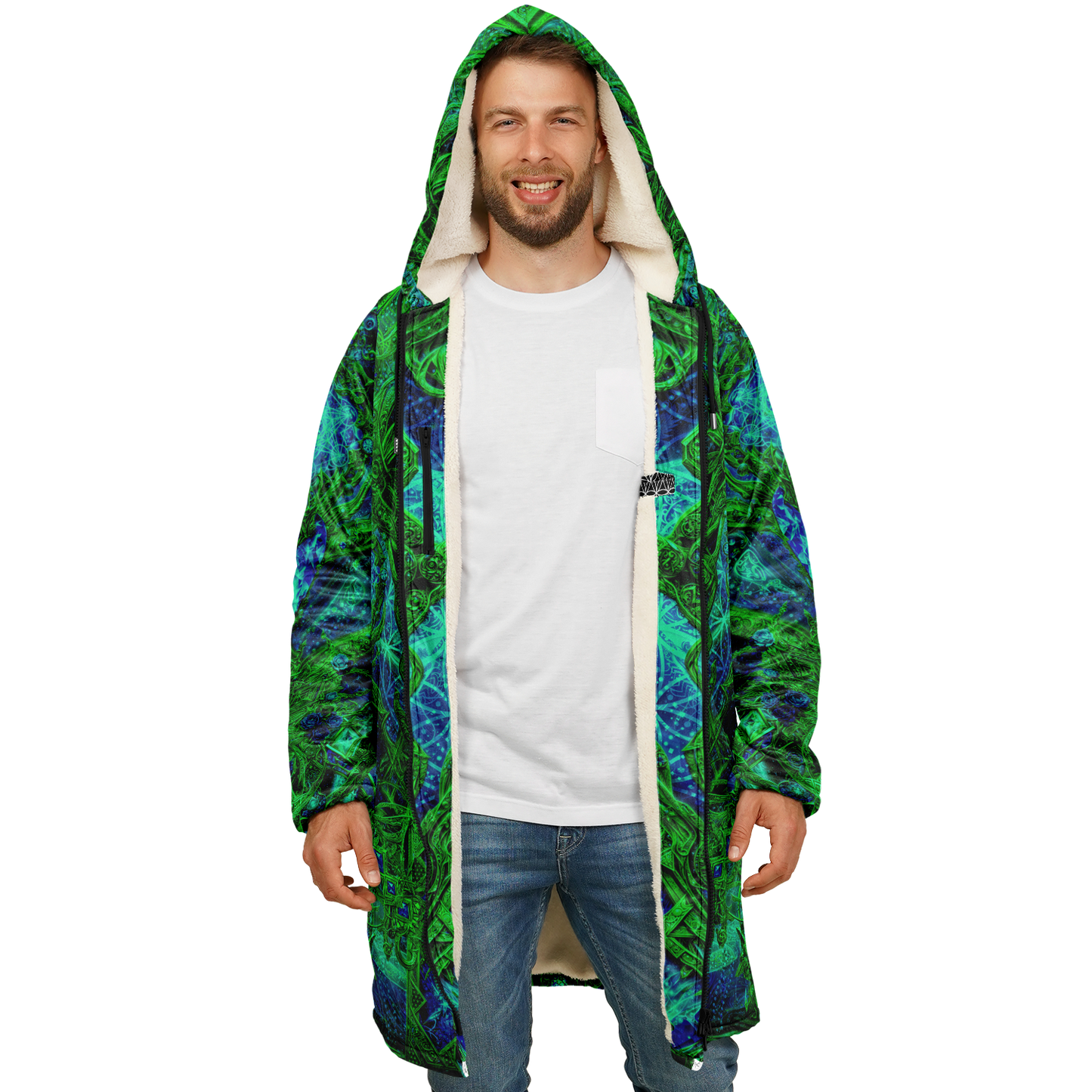 Cosmic Cross Green Cloak