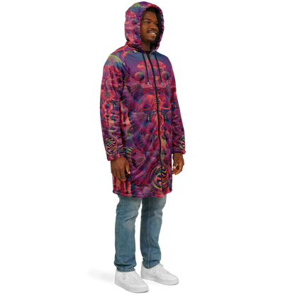 Shroom Flower of Life Fuchsia Cloak
